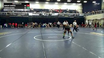 141 lbs Cons. Round 2 - Aaron Olvera, Rio Hondo College vs Shelby Cannon, Victor Valley College