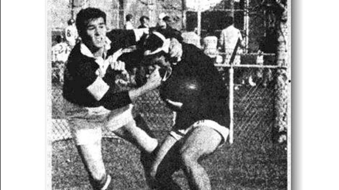 George W. Bush
playing rugby