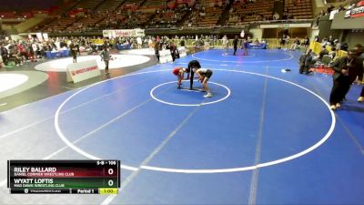 106 lbs Quarterfinal - Wyatt Loftis, Mad Dawg Wrestling Club vs Riley Ballard, Daniel Cormier Wrestling Club