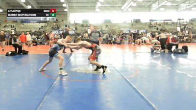 132 lbs Rr Rnd 3 - CJ Caines, Mat Assassins - HSB vs Jayden Mcphearson, ICE Wrestling Blue - HSB