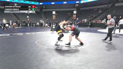 165 lbs Consi Of 8 #1 - Stephen Seymour, Hollister (CC) vs Jamison French, Del Oro (SJ)