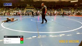 52 lbs Consi Of 4 - Corbyn Zitek, Cavalry Wrestling Club vs Baker Boyd, Rough Riders