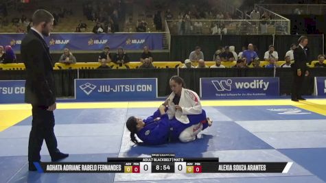 Alexia Souza Arantes vs Aghata Adriane Rabelo Fernandes 2026 Pan Jiu Jitsu IBJJF Championship