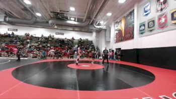 135 lbs Semifinal - Payten McCurley, Florence High School vs Alexis Lovato, Skyview