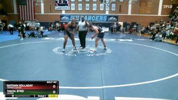 285 lbs Cons. Semi - Nathan Holladay, Corner Canyon vs Takoa Byrd, Layton