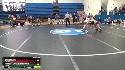 133 lbs Semifinal - Robert Vukobratovich, Loras vs Zack Parisi, Chicago