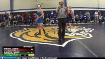 197 lbs Champ Round 1 (16 Team) - Nathaniel Philion, New England College vs Tommy Wrzesien, Johnson & Wales (RI)