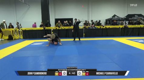 Michael P Carrafiello vs John P Cambronero 2026 Pan IBJJF Jiu-Jitsu No-Gi Championship