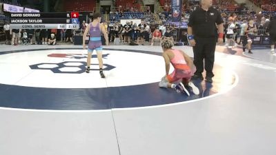 100 lbs Cons. Semis - David Serrano, Florida vs Jackson Taylor, Kentucky