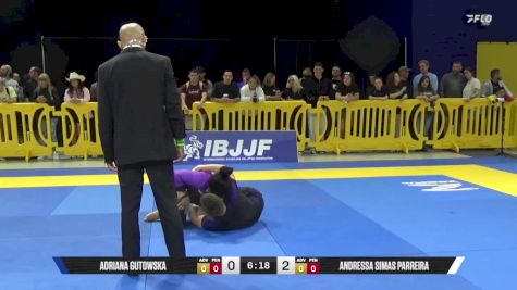 Andressa Simas Parreira vs Adriana Gutowska 2025 Pan IBJJF Jiu-Jitsu No-Gi Championship
