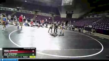 77 lbs Placement - Eloy Martinez, Pueblo All Stars vs BERDJ SERRANO, Team NV