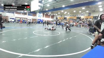 285 lbs Quarterfinal - Riley Haussler, Cleveland vs Travin Shahbaz, Granite Hills