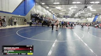 112 lbs Cons. Round 1 - Max Wiggill, Syracuse vs Grayson Williams, Davis Wrestling Club
