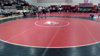 285 lbs Cons. Round 3 - Matthew Babatz, Buffalo vs Jaciel Cardenas, Atwater-Cosmos-Grove City