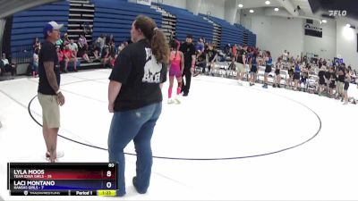85 lbs Round 4 (6 Team) - Ivie Swihart, Kansas Girls vs Gjoa Rowe, Team Iowa Girls