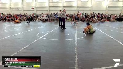 115 lbs Round 3 (6 Team) - Aldin Short, Dayton Bandits vs Alonzo Moroschan, Forge