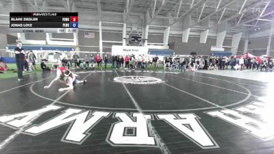 150 lbs Cons. Semi - Blake Ziesler, Park City Wrestling Club vs Jonas Lotz, Payson Lion Wrestling Club