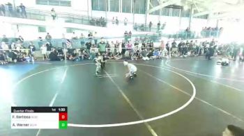 61 lbs Quarterfinal - Fernando Barbosa, Rebel WC vs Asher Warner, Bear Cave