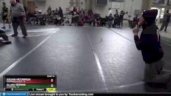 64 lbs Round 2 (8 Team) - Julian McCrimon, Warhawks Black vs Elijah Roman, Scorpions