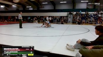 141 lbs Quarterfinal - Tyler Dekraker, Unattached vs Brandon Sauter, Franklin & Marshall College