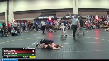 65 lbs Semifinal - Bowen Lefler, Darkhorse Wrestling vs Hayes Daniel, Backyard Brawlers