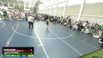 83 lbs Round 3 (4 Team) - Statlyn Williams, Idaho 1 vs Caleb Heyder, Sanderson Wrestling Academy