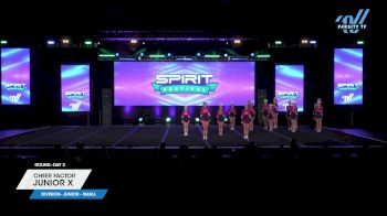 Cheer Factor - JUNIOR X [2024 L4 Junior - Small Day 2] 2024 Spirit Fest Grand Nationals