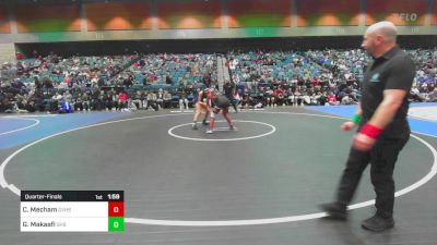 145 lbs Quarterfinal - Courtney Mecham, Grantsville vs Gianna Makaafi, Stansbury