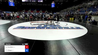 100 lbs Quarters - Jose Cordero, TN vs Trexden Olsen, UT