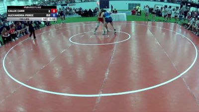 155 lbs Callie Carr, Illinois vs Alexandria Perez, California Blue