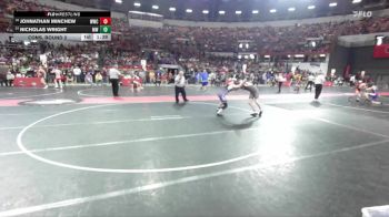 140 lbs Cons. Round 2 - Nicholas Wright, MES Wrestling vs Johnathan Minchew, Whitehall Wrestling Club