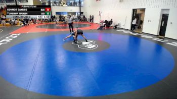 133 lbs Cons. Round 2 - Joshua Marlin, Manchester vs Connor Bayliss, Marian University (IN)