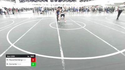 116 lbs Consi Of 8 #1 - Mason Rauschenberger, Pomona Elite vs Marco Quirante, Pounders WC