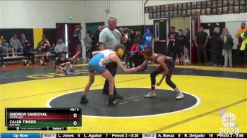 89 lbs Cons. Round 3 - Caleb Tinker, MatTime vs Andrew Sandoval, Woodlake