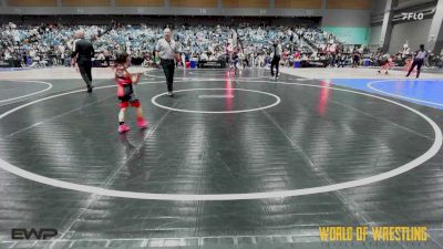 46 lbs Consi Of 8 #2 - Olivia Trevino, Victory vs Meleah Banegas, Poway Elite
