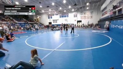 85 lbs Cons. Semi - Brody Farris, Clear Creek Middle School vs Elijah Reynolds, Dean Morgan