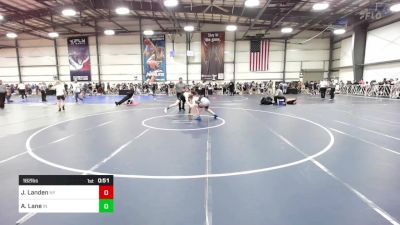 182 lbs Consi Of 16 #1 - Jon Landen, NY vs Alexander Lane, IN