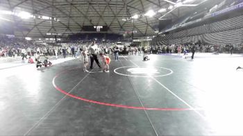 70 lbs Champ. Round 2 - Ezekiel Jennings, South Kitsap Wrestling Club vs Lucas Johnson, Blaine Barracudas Wrestling Club