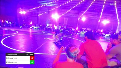 77 lbs Quarterfinal - Carter Segul, Bear Cave WC vs Kallum Hook, Cobbler Kids Wrestling