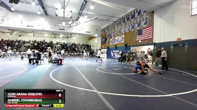 120 lbs Cons. Round 2 - Gabriel Covarrubias, Los Altos vs Juan Arana-Esquivel, Pomona