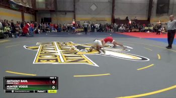144 lbs Cons. Round 2 - Hunter Vogus, Monroeville vs Anthony Bahl, Crown Point