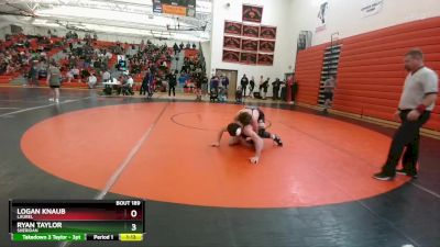 157B Round 2 - Logan Knaub, Laurel vs Ryan Taylor, Sheridan