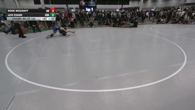 120 lbs Champ. Rd Of 128 - Bode McIlravy, Immortal Athletics WC vs Levi Evans, Iowa