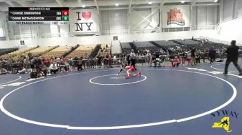 80 lbs 1st Place Match - Chase Simonton, B2 Wrestling Academy vs Dane McNaughton, Quaker Wrestling Club