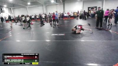 80 lbs Round 5 - Robin VanDeusen Iii, West Wateree Wrestling Club vs Kyndall Kloepping, C2X