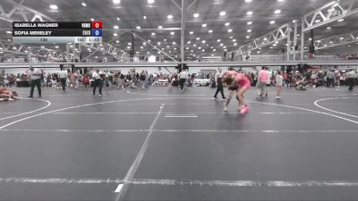 135 lbs Round 4 (6 Team) - Isabella Wagner, Venom Girls WC vs Sofia Meneley, 757 SIRENS