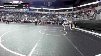 141-145 lbs Rr Rnd 1 - Jocelyn Brecheisen, East Kansas Eagles vs Allison Wiener, Rhyno Academy Of Wrestling