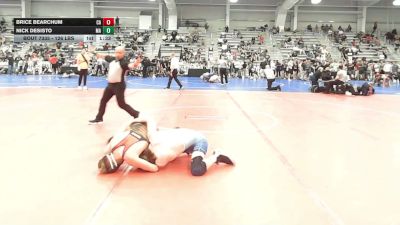 126 lbs Round Of 32 - Brice Bearchum, CA vs Nick Desisto, MA