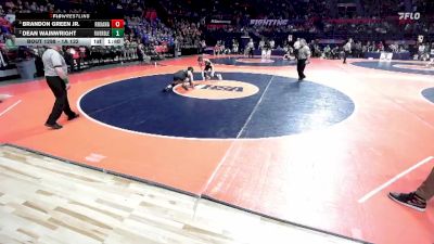 1A 132 lbs Semifinal - Brandon Green Jr., Roxana vs Dean Wainwright, Port Byron (Riverdale)