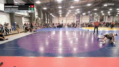 113 lbs Consi Of 8 #2 - Dominick Sousa, RI vs Jayden Grijalva, KS